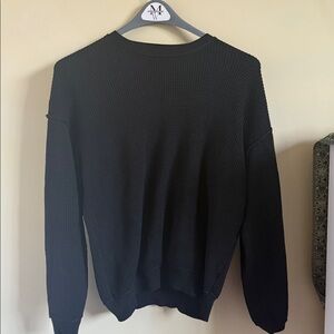 Men's Black Crewneck Sweater